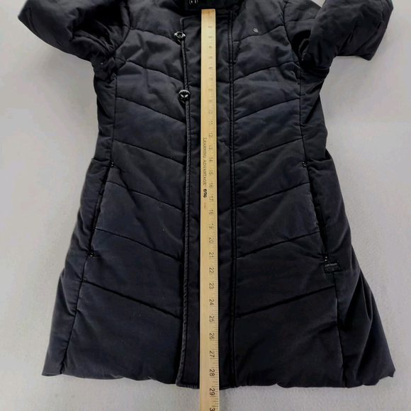 G Star Raw Classic Quilted Fully Lined Soft Warm Winter Black Coat Small Preppy - Picture 11 of 14
